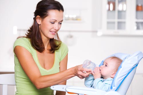 L'eau minérale Thonon, recommandée aussi pour votre bébé.